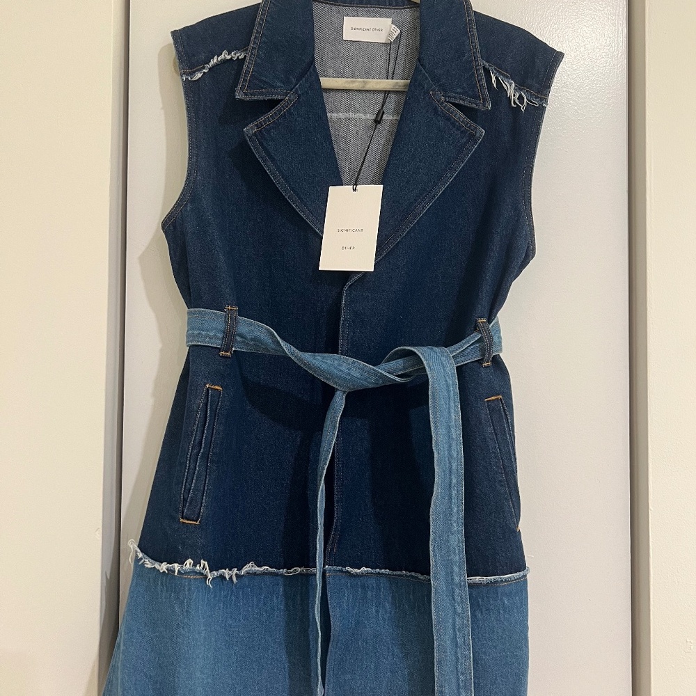 Significant Other Stevie Mini Denim Dress
